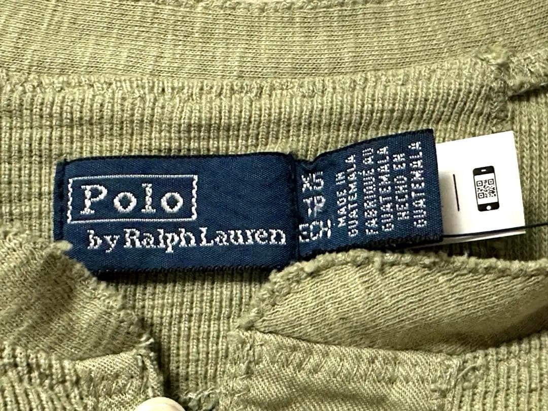 ¥33,000 ポロラルフローレン ヘンリーシャツ コットン 新品未使用タグ付き