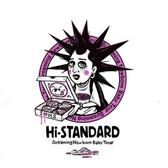 Hi-STANDARD ハイスタ SNB TM Paint Tシャツ