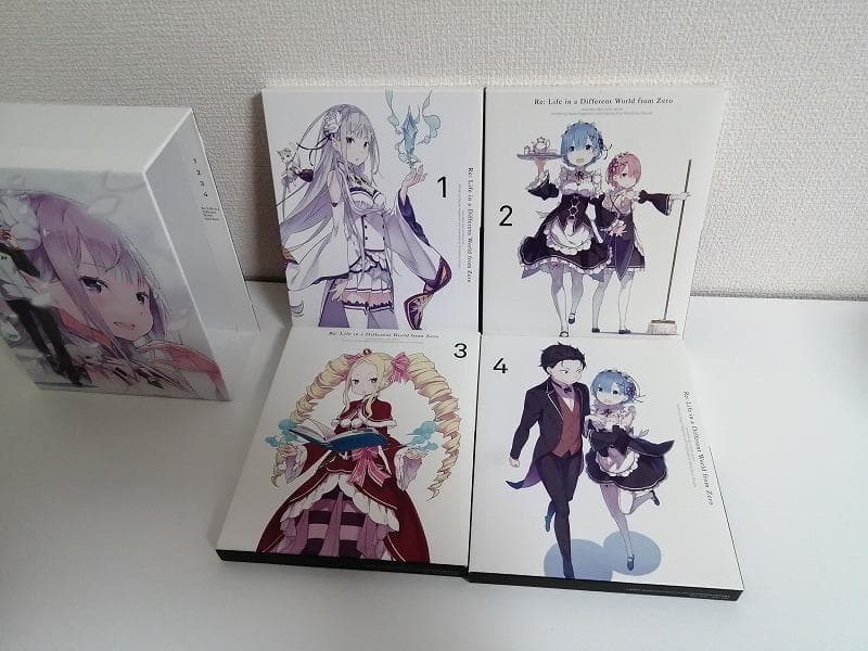 Re:ゼロから始める異世界生活 　初回限定版　DVD　全9巻セット　欠品あり