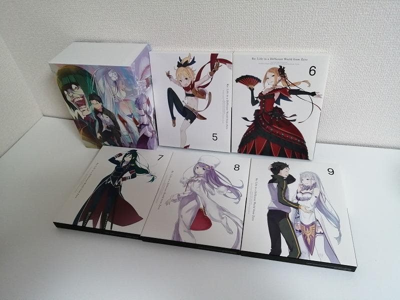 Re:ゼロから始める異世界生活 　初回限定版　DVD　全9巻セット　欠品あり