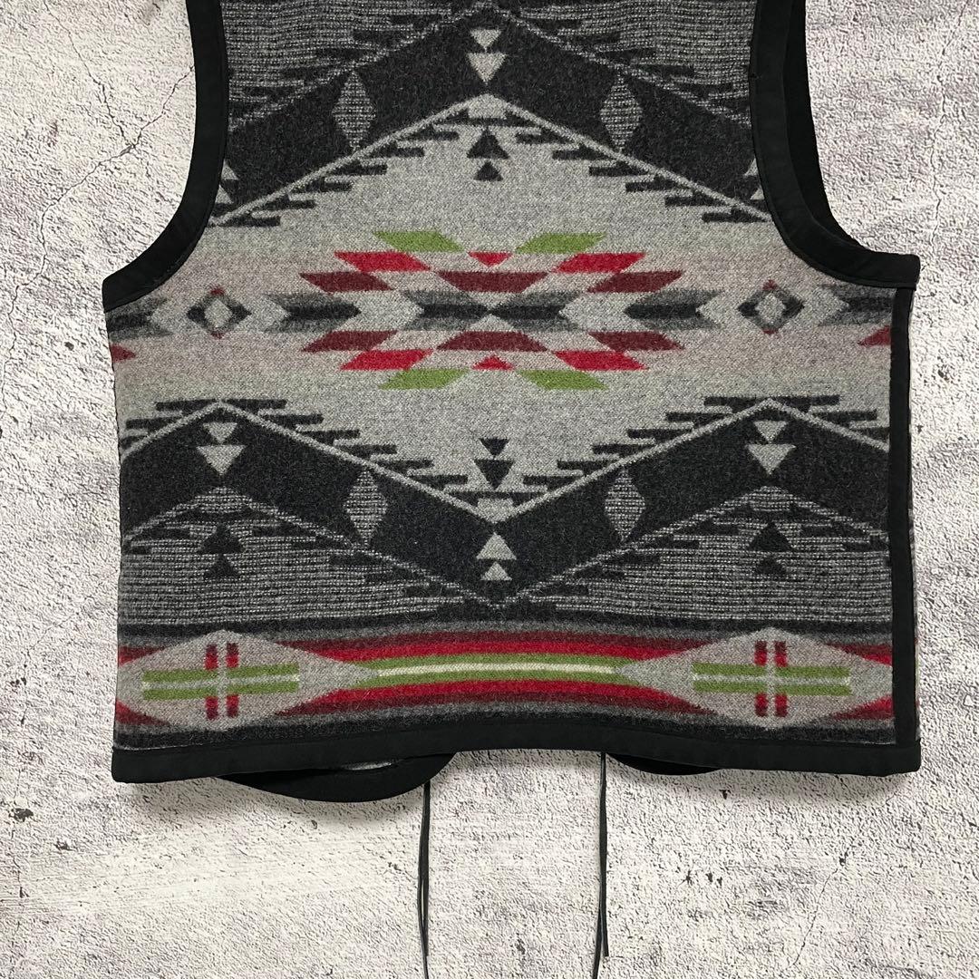 PENDLETON ペンドルトン 羊毛ウールベスト ネイティブ柄 USA製 美品