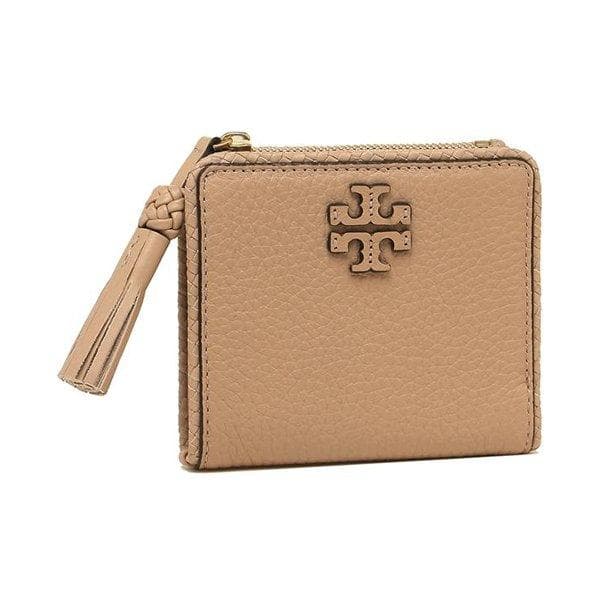 c*!様 Tory Burch ベージュ 二つ折り財布