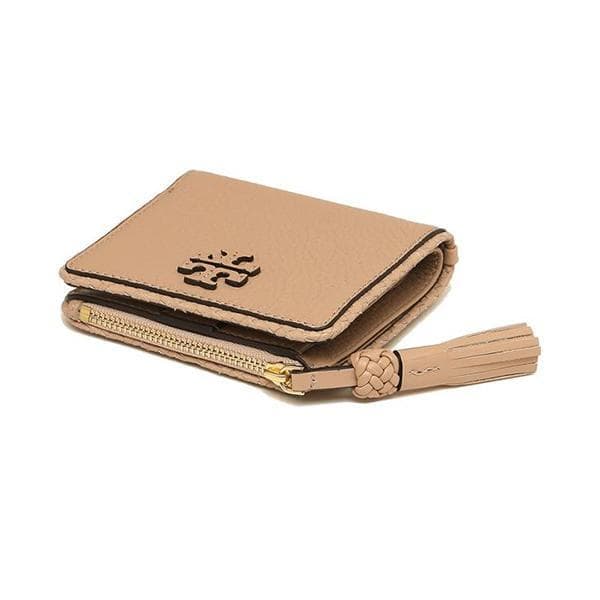 c*!様 Tory Burch ベージュ 二つ折り財布