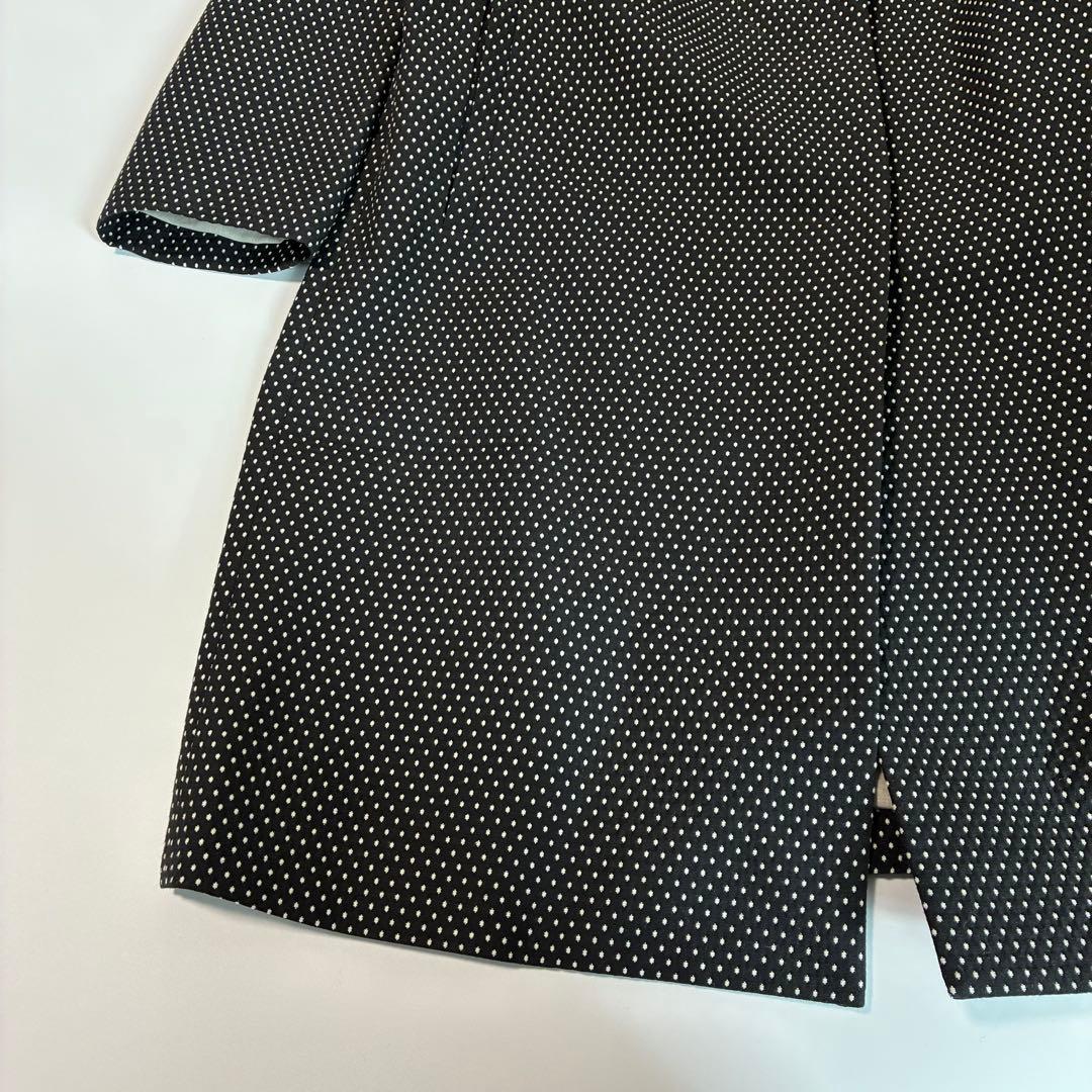 【新品】DANA PARIS ロングコート ドット 日本製 スプリングコート