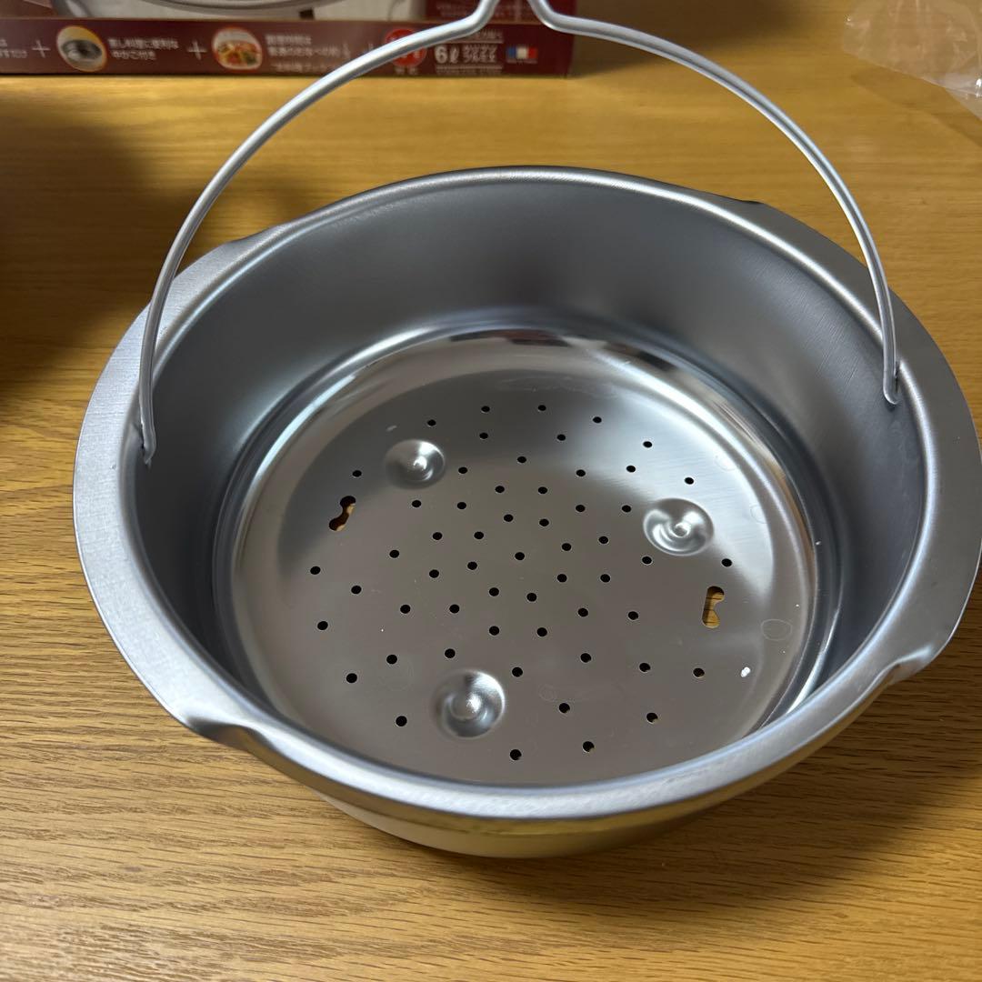 T-fal Clipso 6L 圧力鍋 蒸し器付き