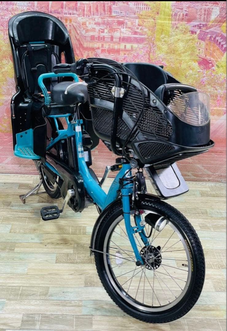 ZK3742 電動自転車 ブリヂストン アンジェリーノ 子供乗せ 20インチ
