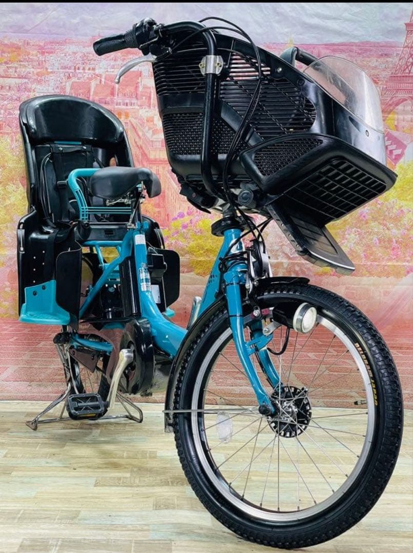 ZK3742 電動自転車 ブリヂストン アンジェリーノ 子供乗せ 20インチ