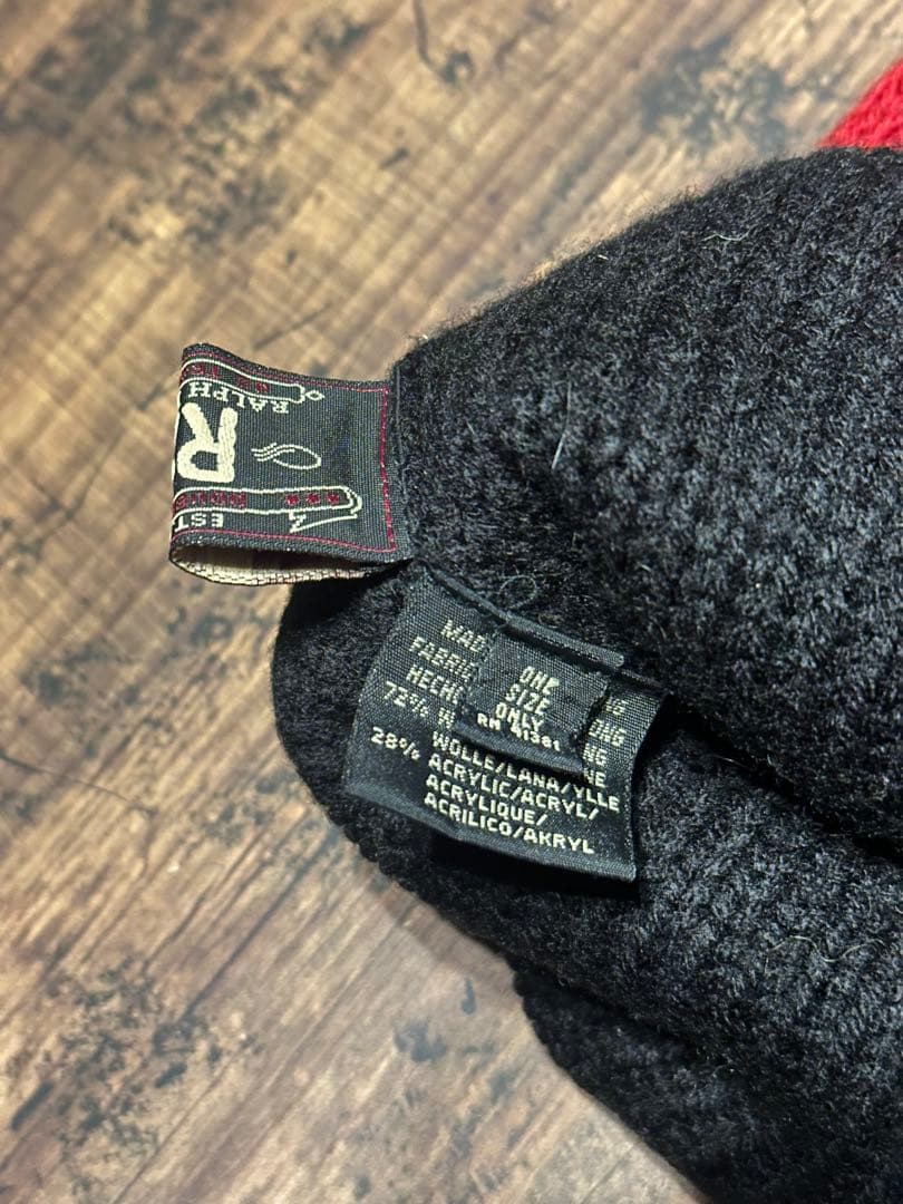 RRL ニット帽 Ralph Lauren ビンテージ ダブルアールエル