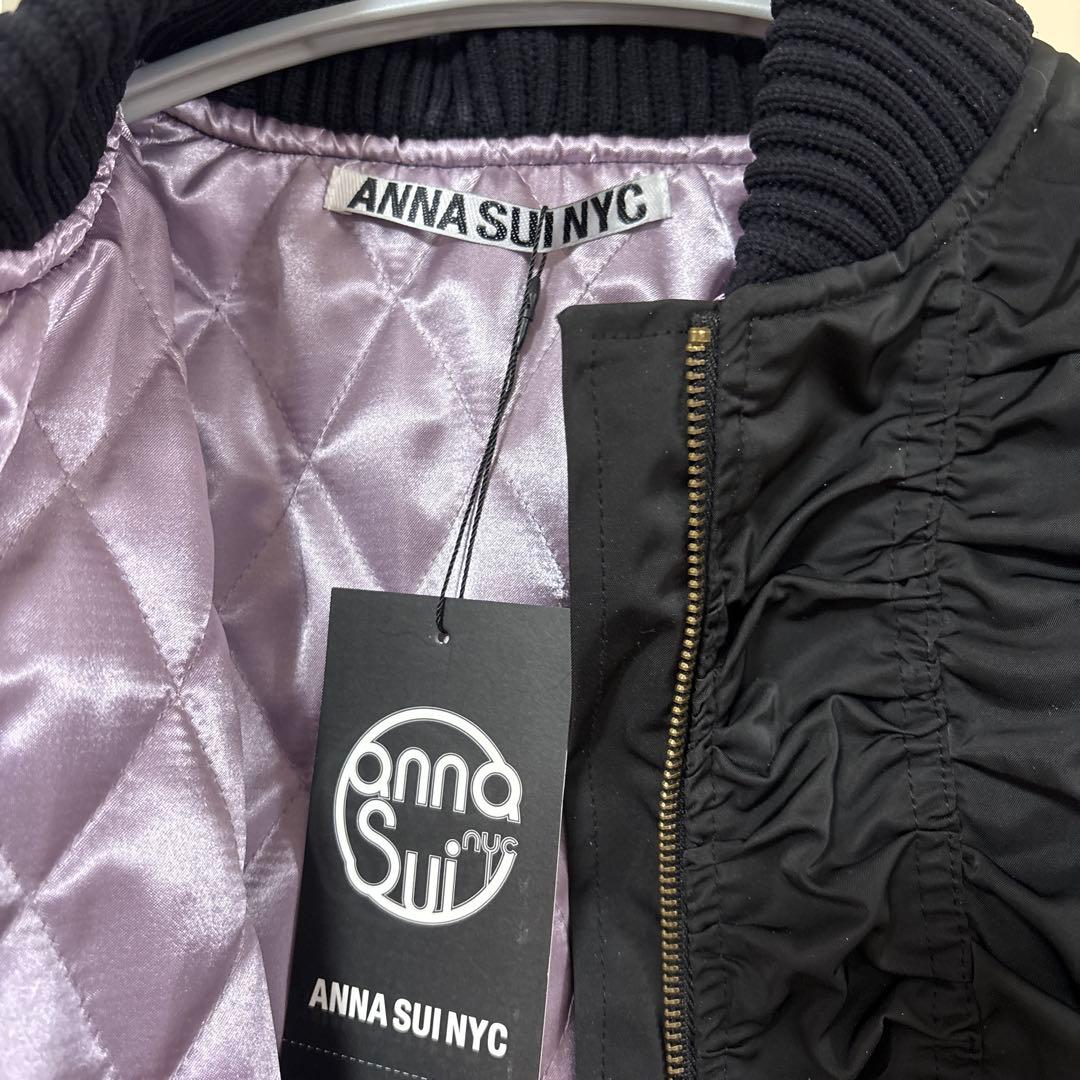 ANNA SUI バレリーナダウンコート黒フリーサイズ