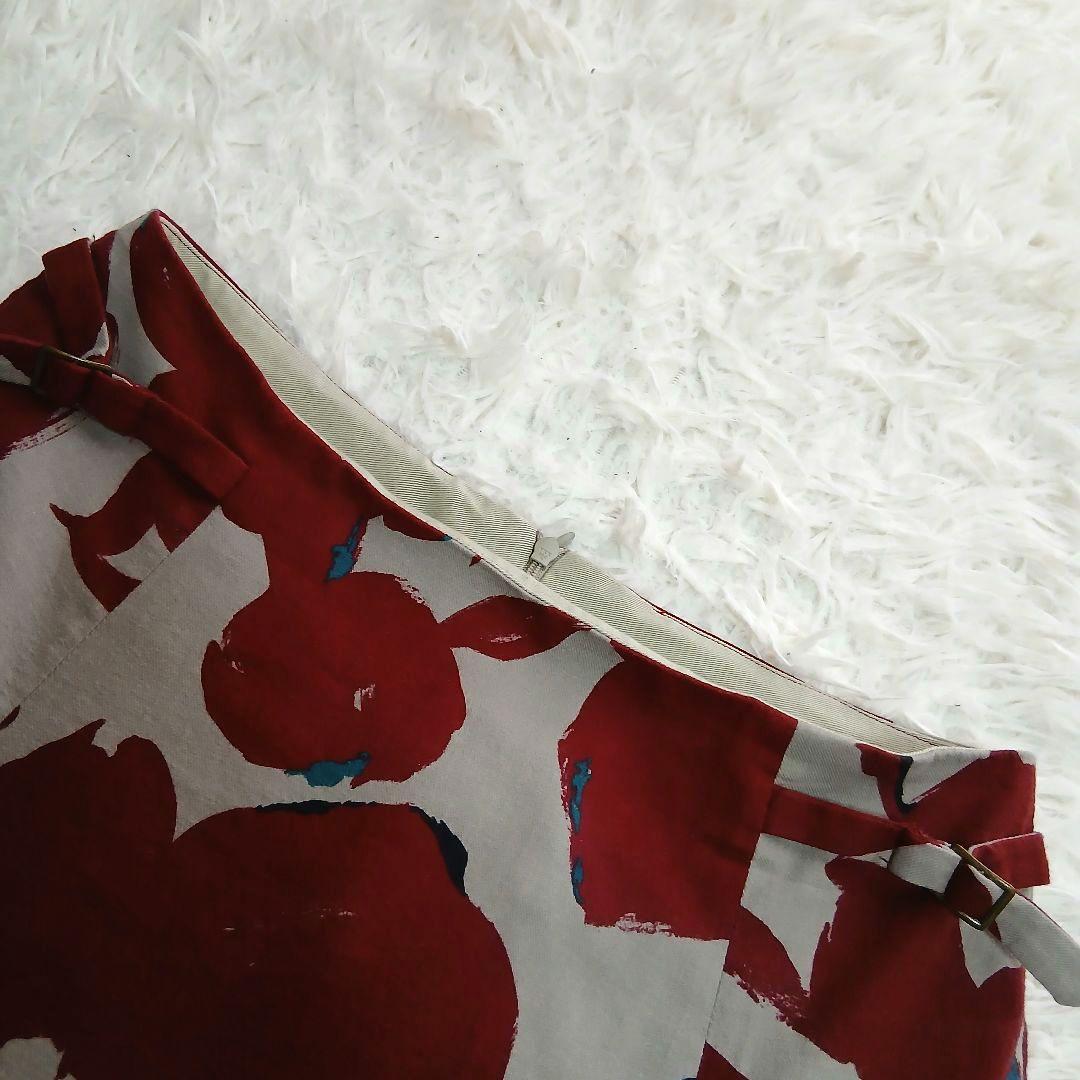 【Pal'las Palace】近年モデル　コットン　花柄フレア　ロングスカート