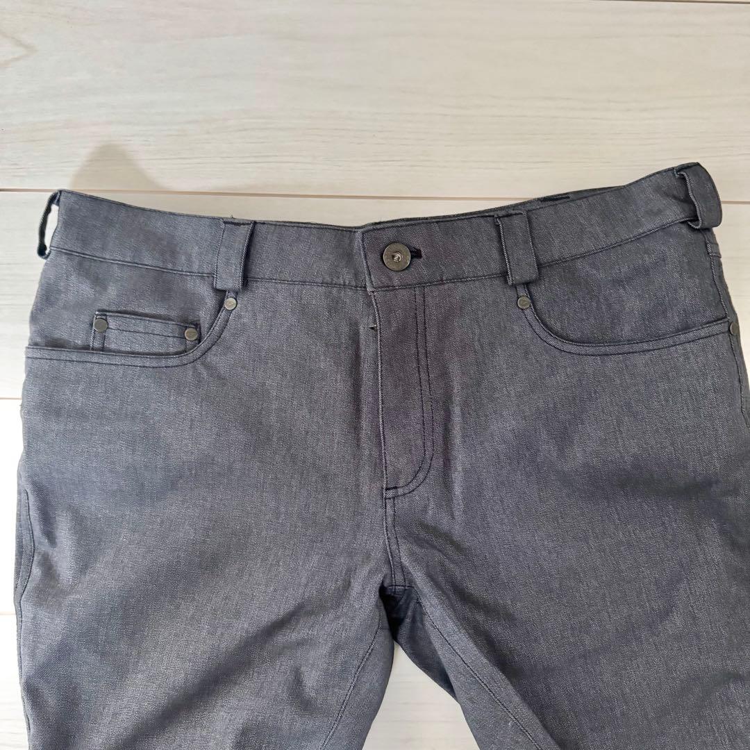 クイックシルバー スノボ ウェア スノーボード パンツ デニム柄