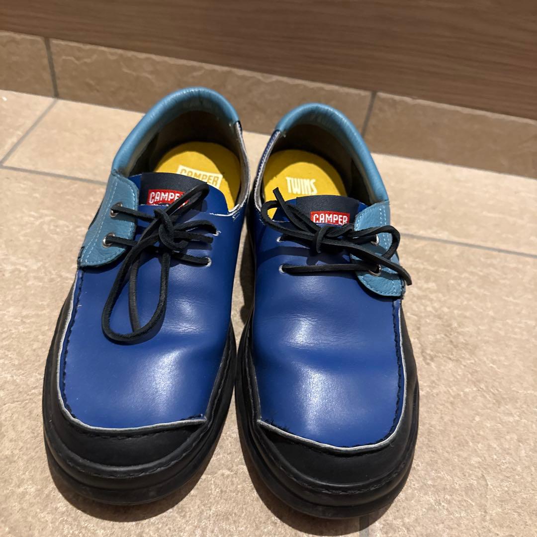Camper TWINS 26cm ブルー モカシン K100325-001