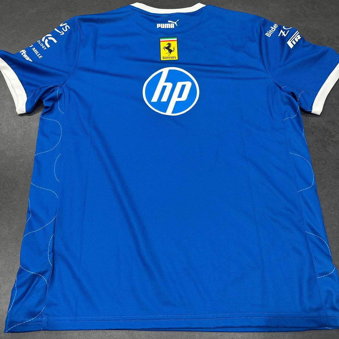 F1 Tシャツ　フェラーリ　限定色　青