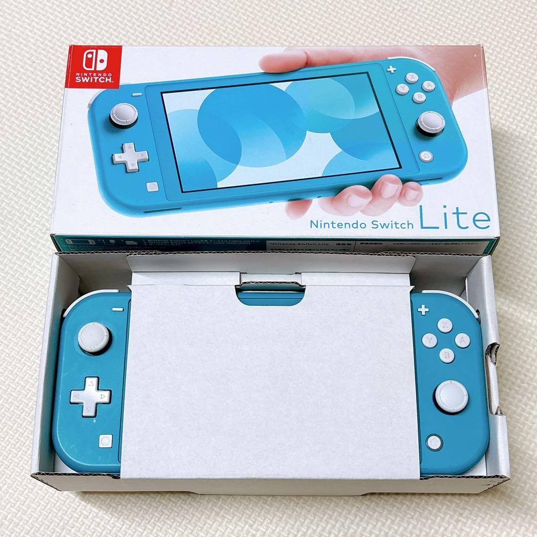 Nintendo Switch Light ターコイズ 箱付き 本体&充電器