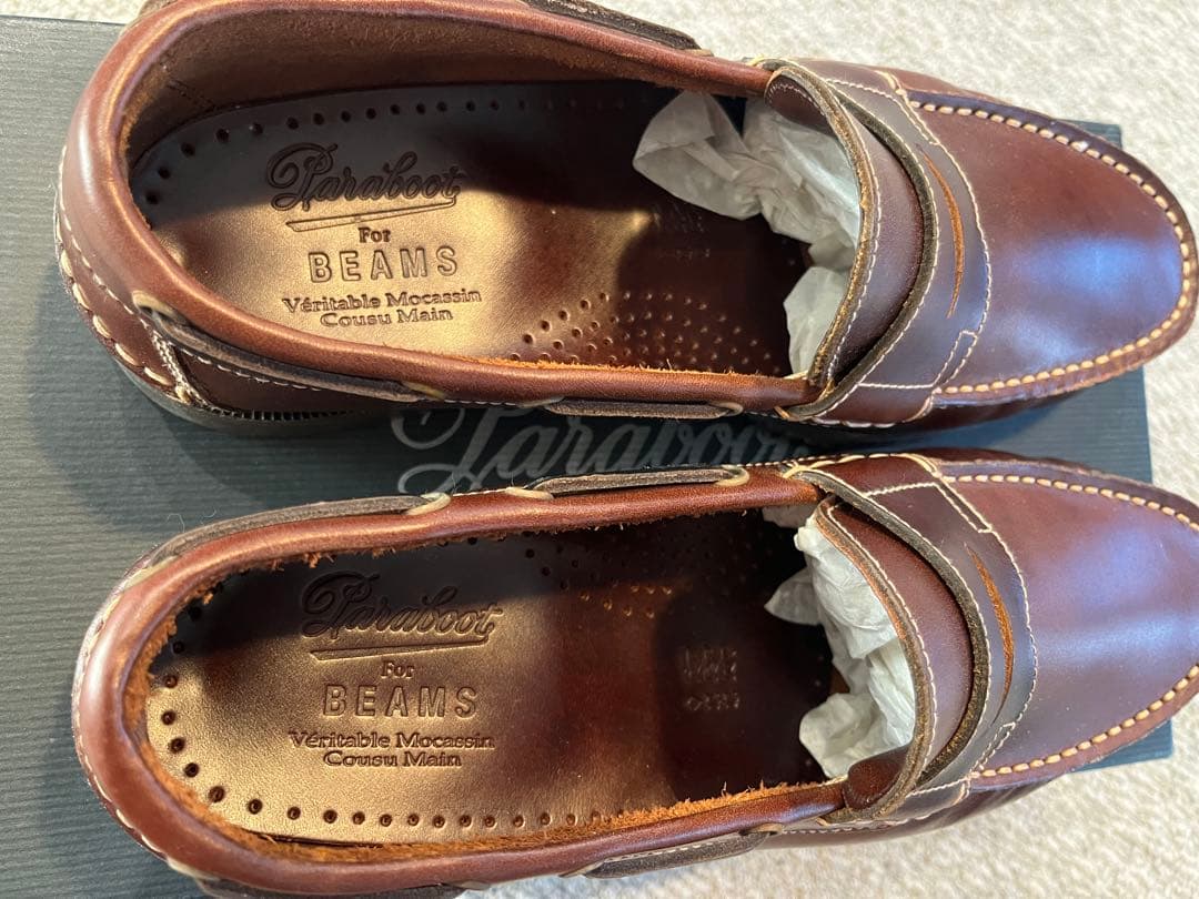 Paraboot パラブーツ ビームス beams 別注 ローファー シューズ