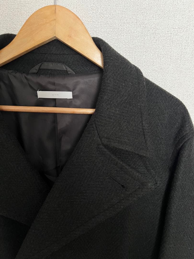 ジャケット・アウター SMOOTH HERRINGBONE MAXI OVER COAT