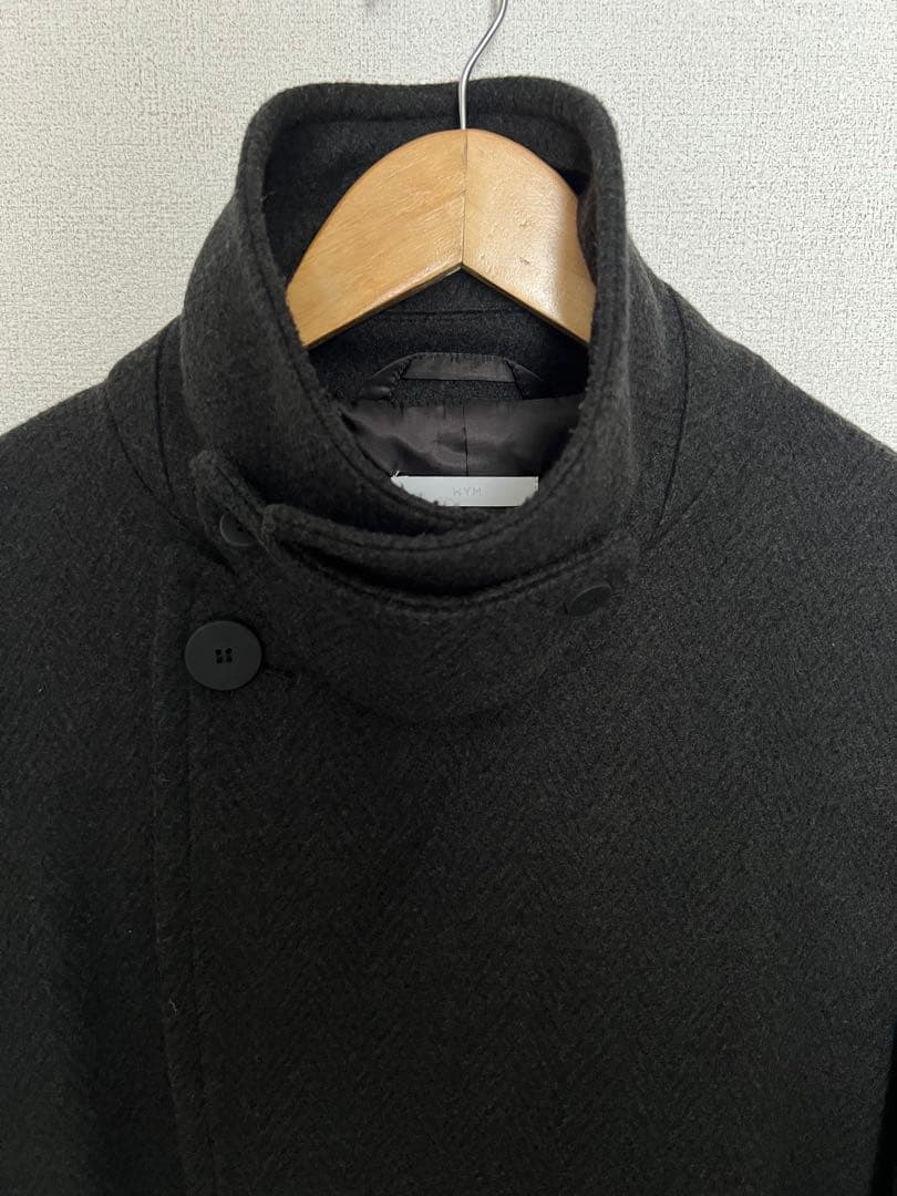 ジャケット・アウター SMOOTH HERRINGBONE MAXI OVER COAT