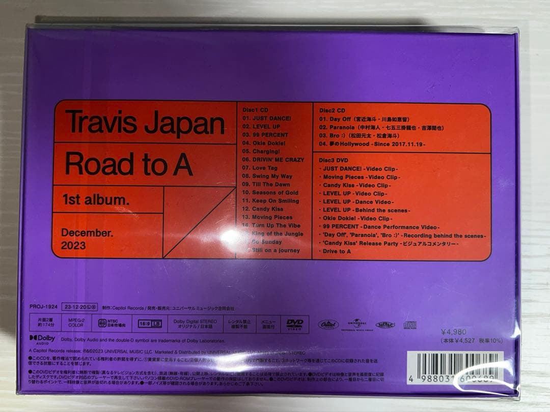 Travis Japan Road to A FC盤