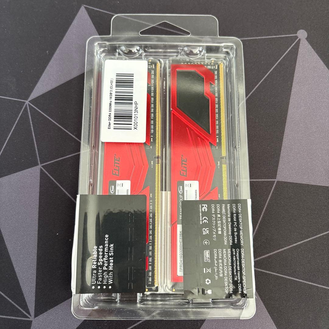 TEAM ELITE DDR4 32GB (2x16GB) 3200MHz ②