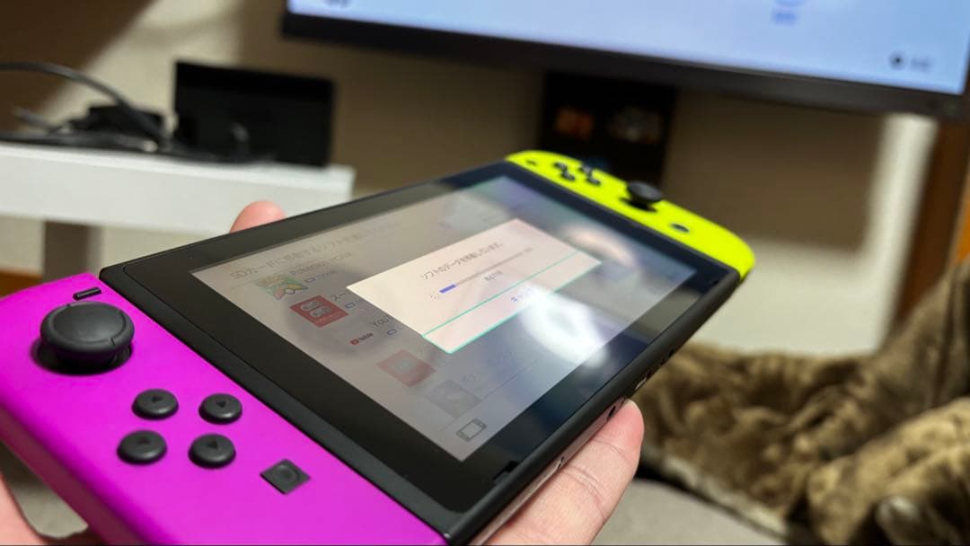 【マイニンテンドーストア限定色】 Switch 本体 ジョイコン4本付き