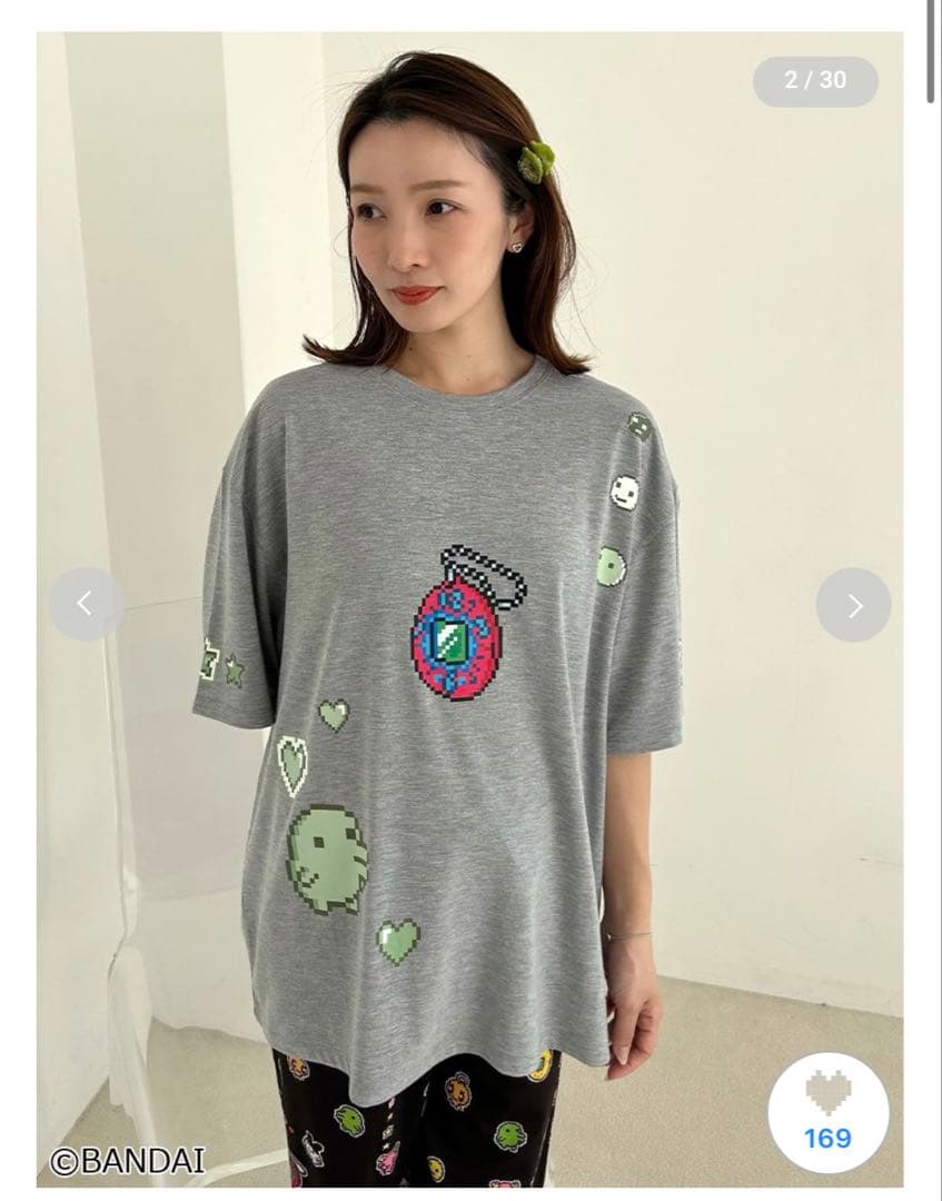 完売品受注無 スナイデルホーム たまごっち Tシャツ くちぱっち