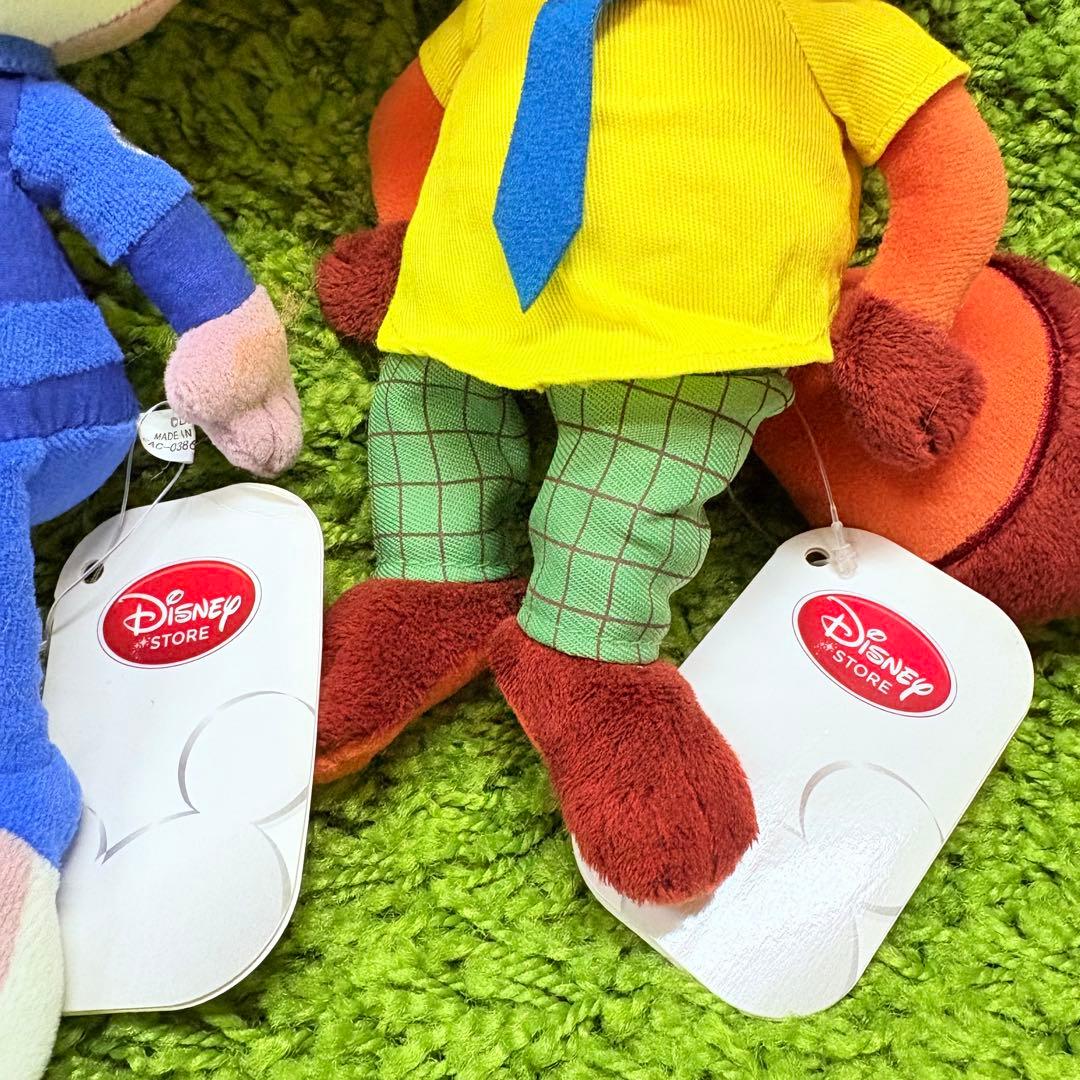 ディズニーストア　ズートピア　ジュディ&ニック　ぬいぐるみ