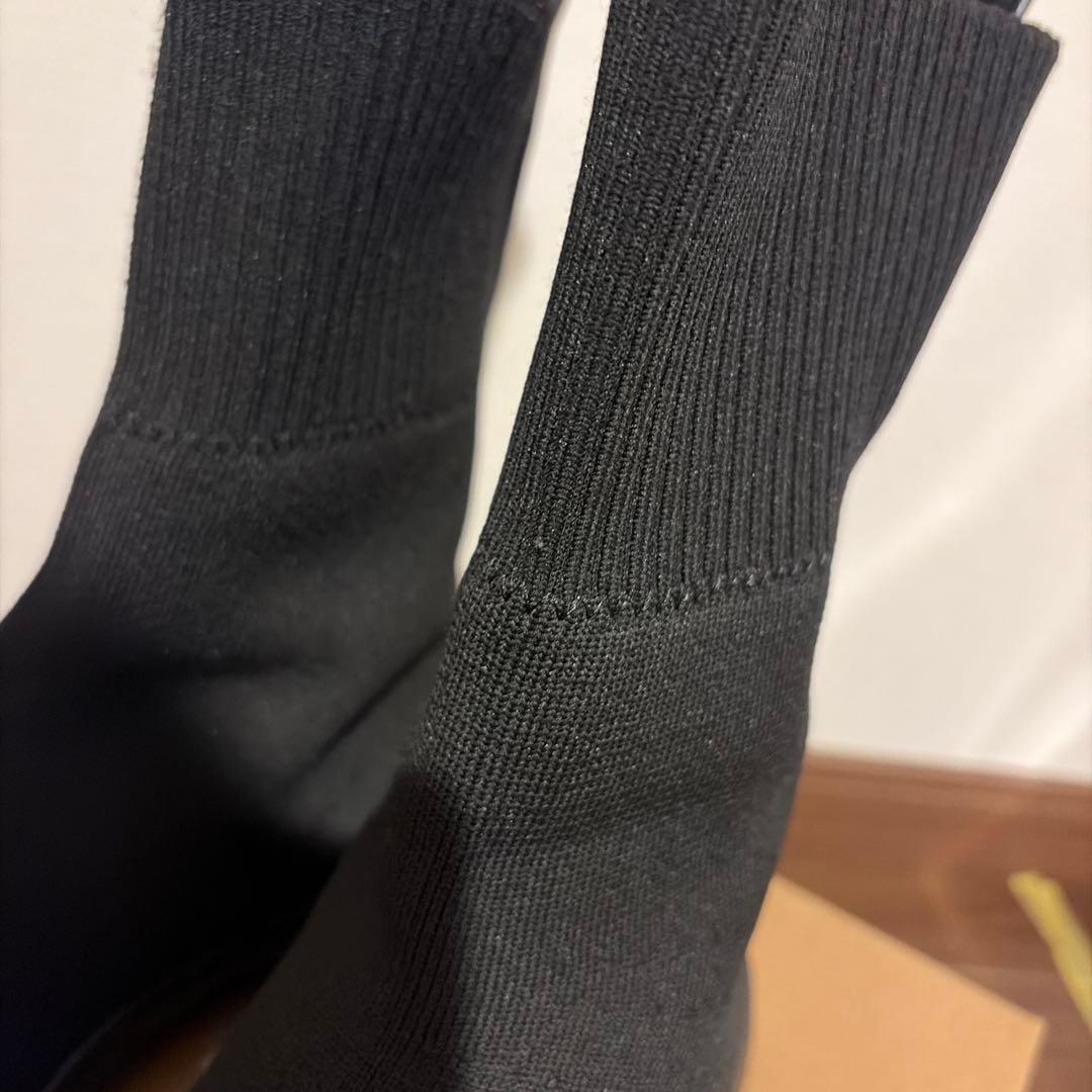 Racbaki ニットブーツ ブラック　ラクバキ