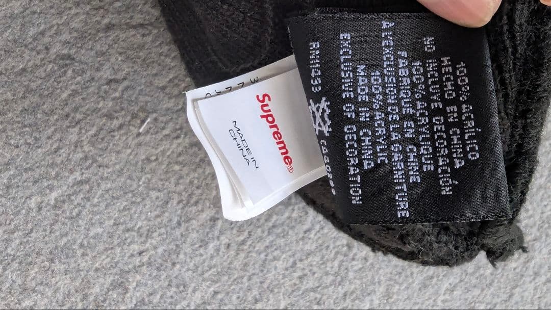 し*ん様 supreme×new era ニット帽　正規品　ボックスロゴ