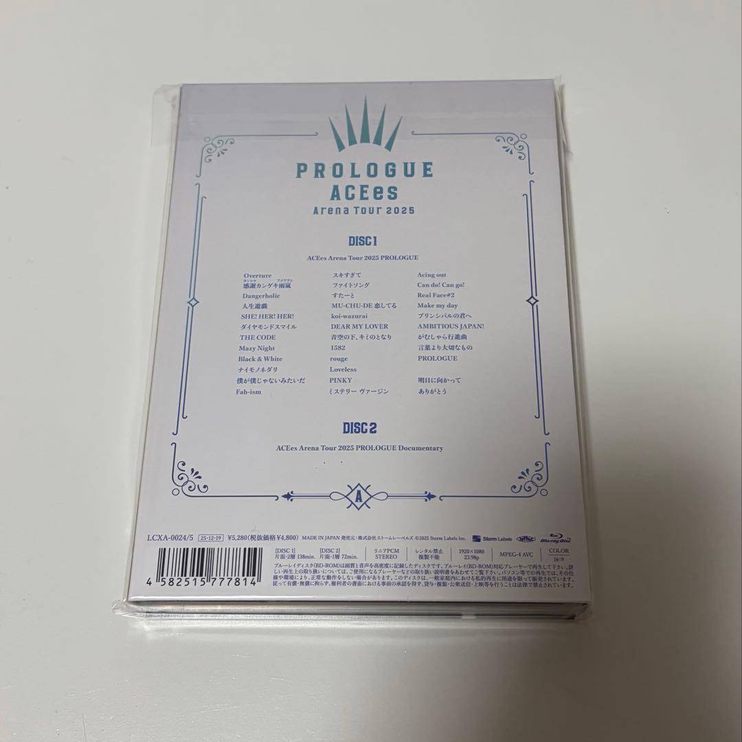 ミュージック ACEes Arena Tour 2025 PROLOGUE BluRay
