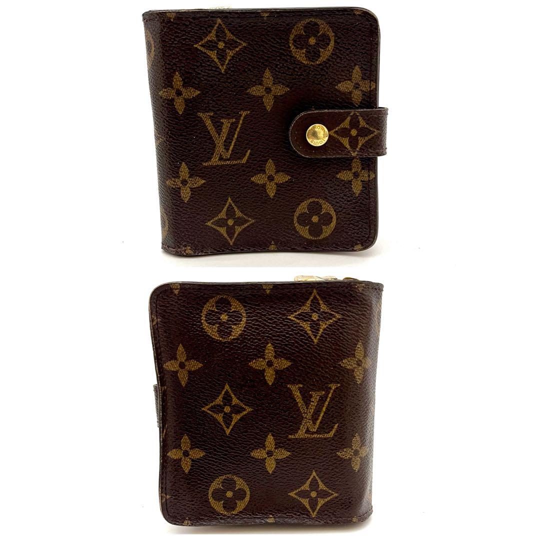 ✨極上美品✨ルイヴィトン♦️モノグラム コンパクトジップ 二つ折財布