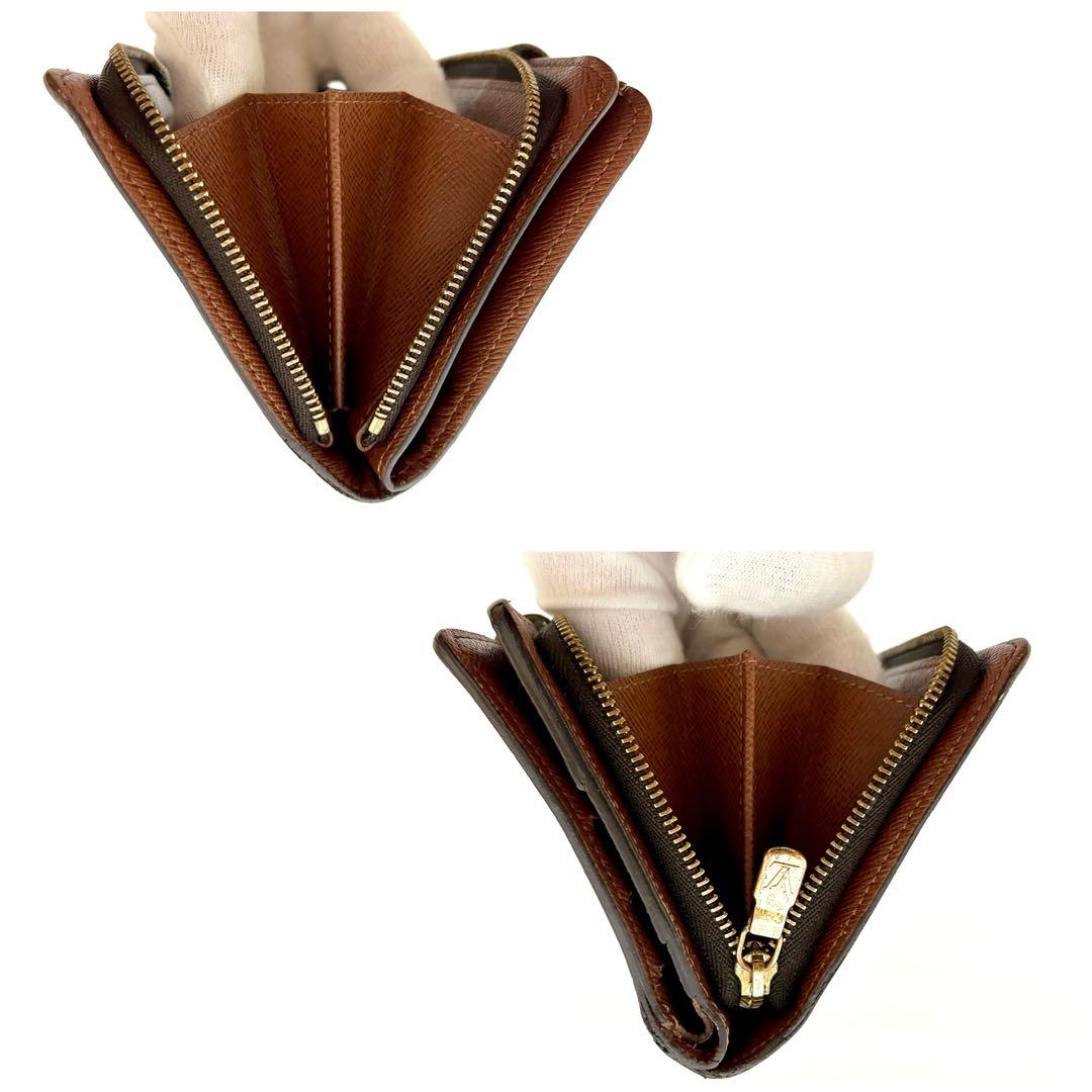 ✨極上美品✨ルイヴィトン♦️モノグラム コンパクトジップ 二つ折財布