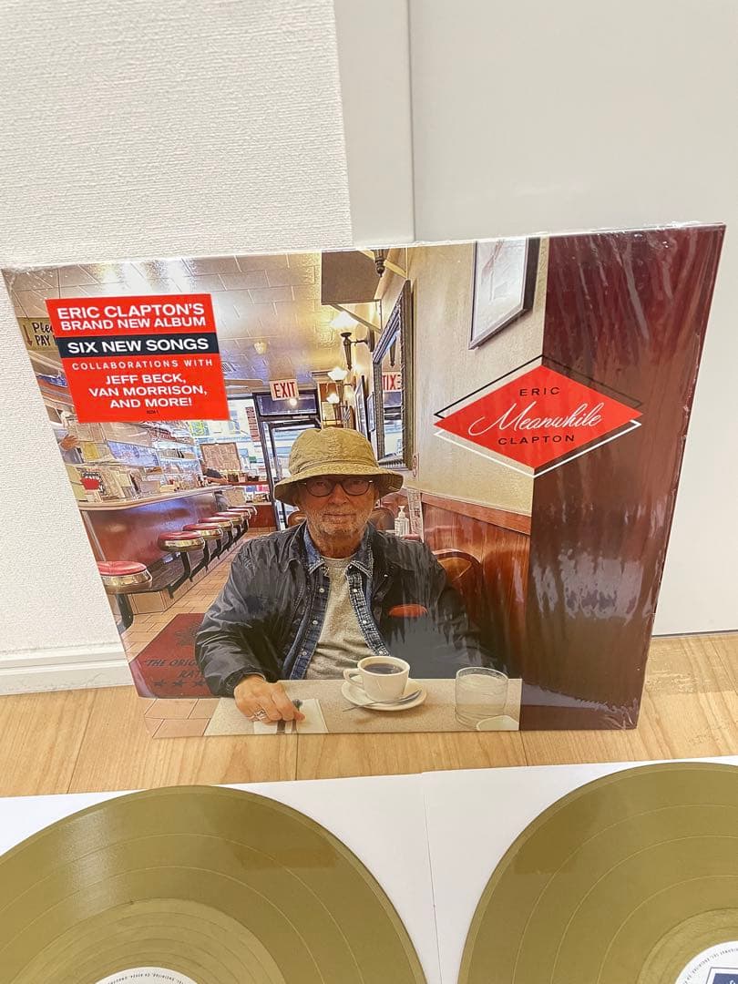 ERIC CLAPTON Meanwhile ゴールド2枚組レコード