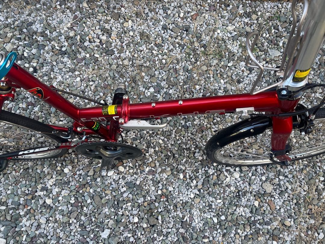 KHS F-20RC Tiagra 2×10s 折りたたみ自転車 レッド