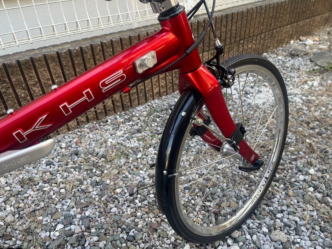 KHS F-20RC Tiagra 2×10s 折りたたみ自転車 レッド