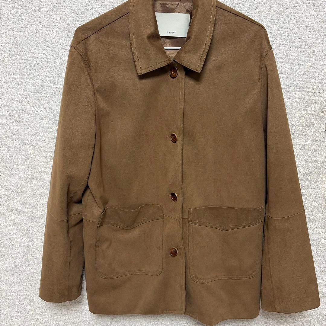 OHOTORO Henry Suede Jacket スウェードジャケット