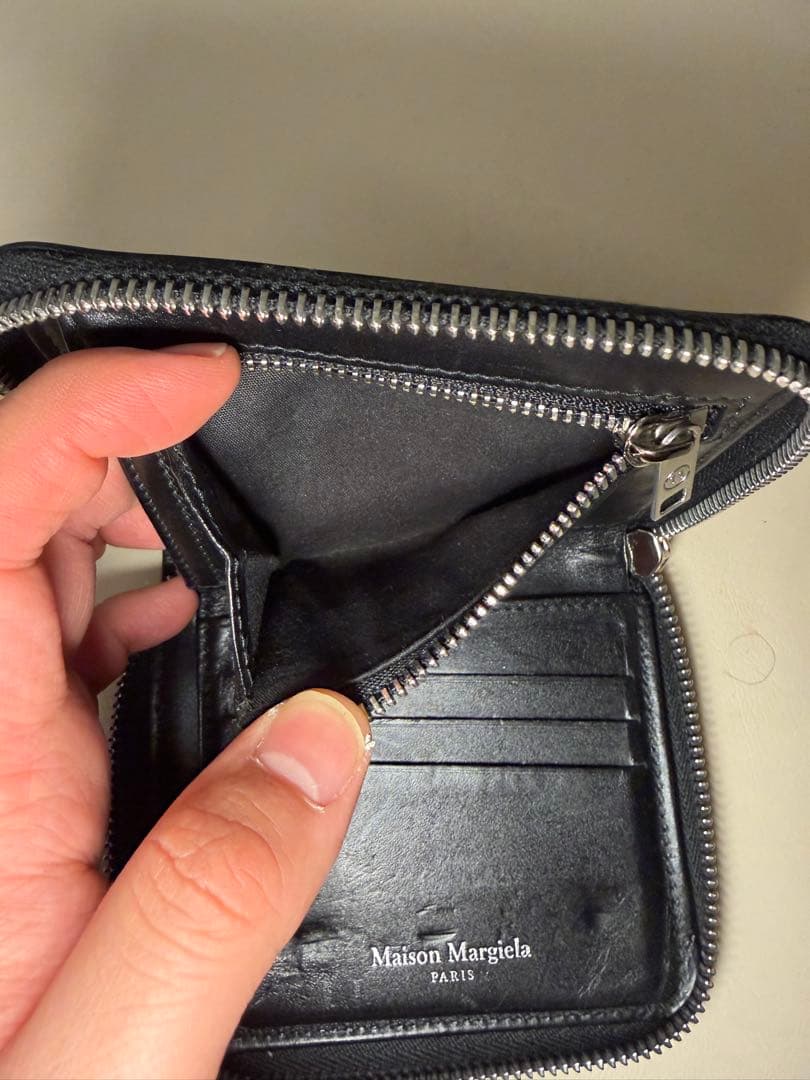 Maison Margiela ラウンドファスナー 二つ折り 財布