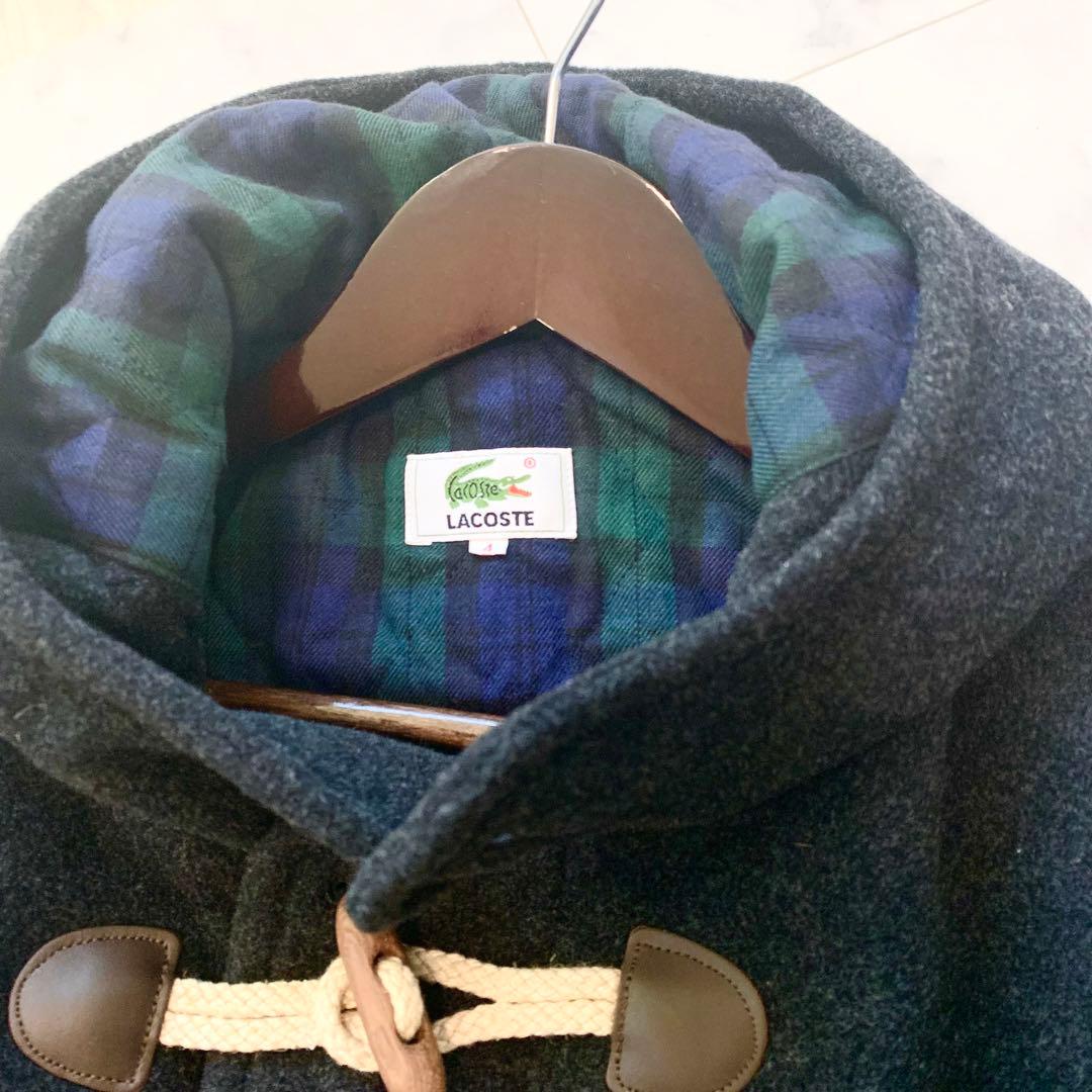 LACOATE ラコステ メルトンウール 中綿入り ダッフルコート 4 XL