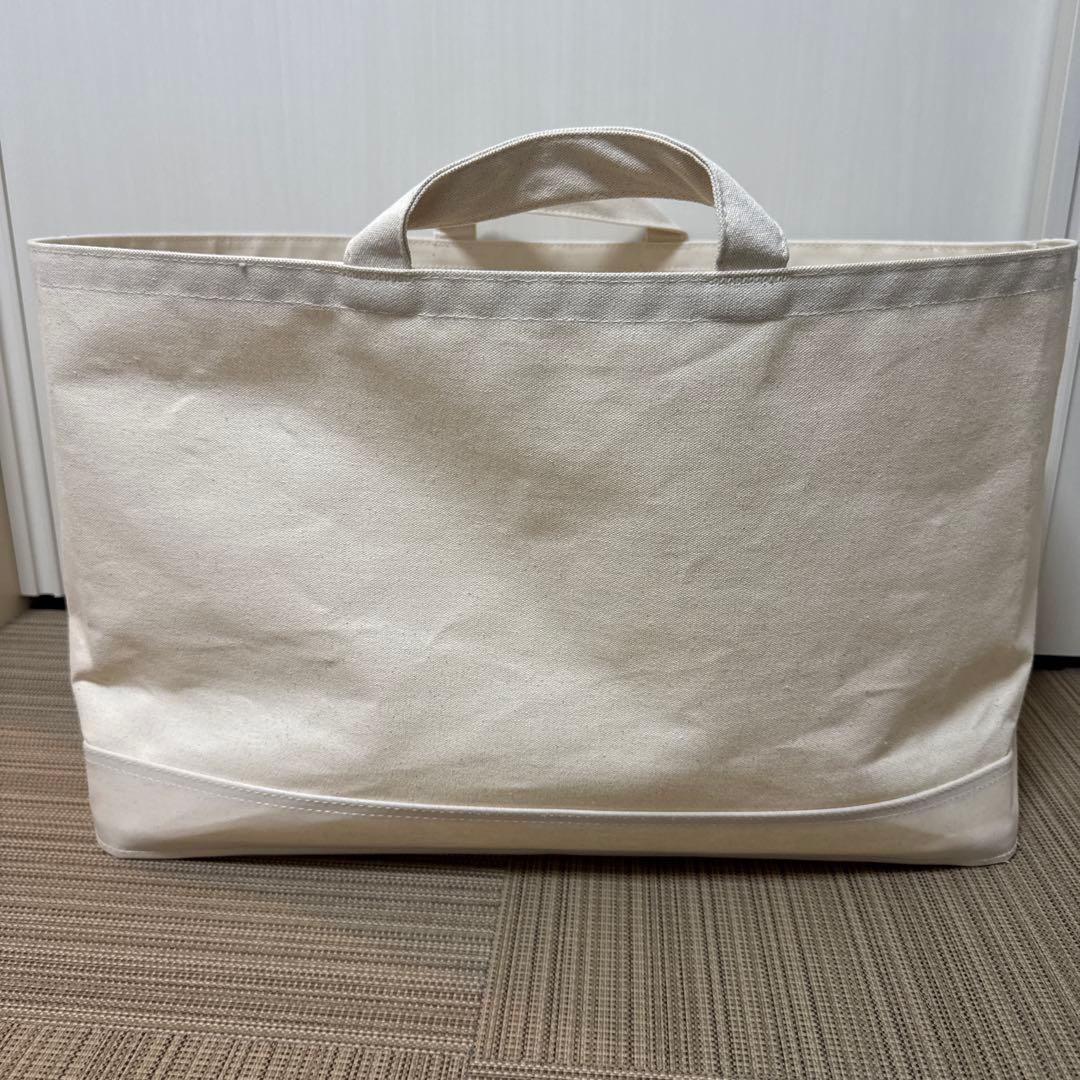 【無印良品】　持ち手付帆布長方形バスケット　【廃盤品】　4個セット