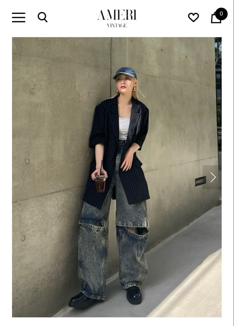 美品★ MEDI 2WAY REMOVE DENIM PANTS