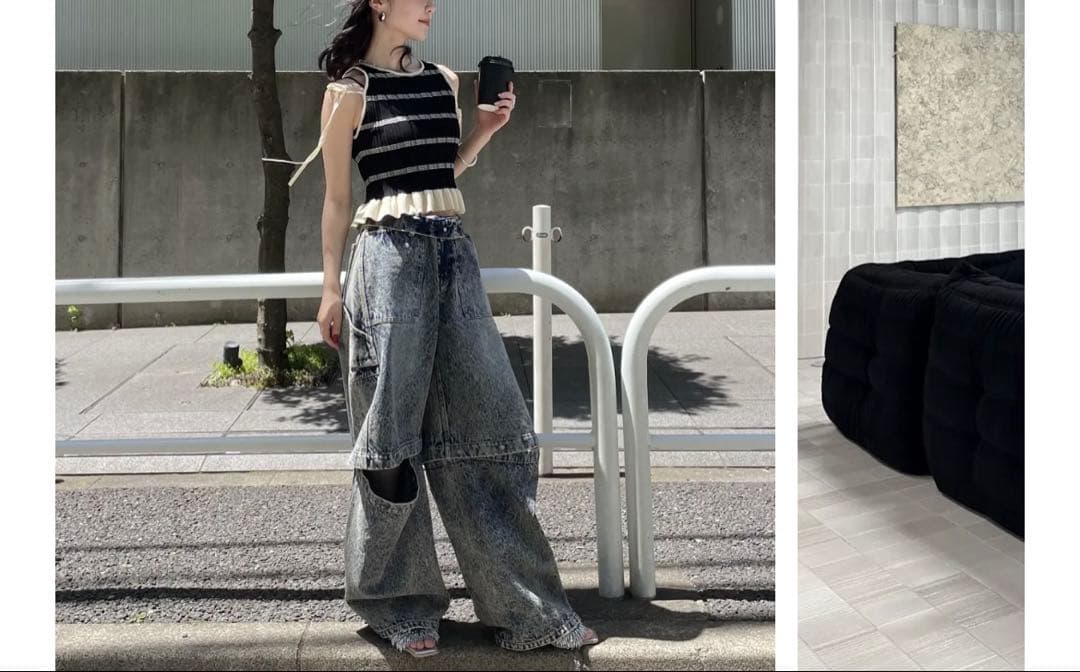 美品★ MEDI 2WAY REMOVE DENIM PANTS