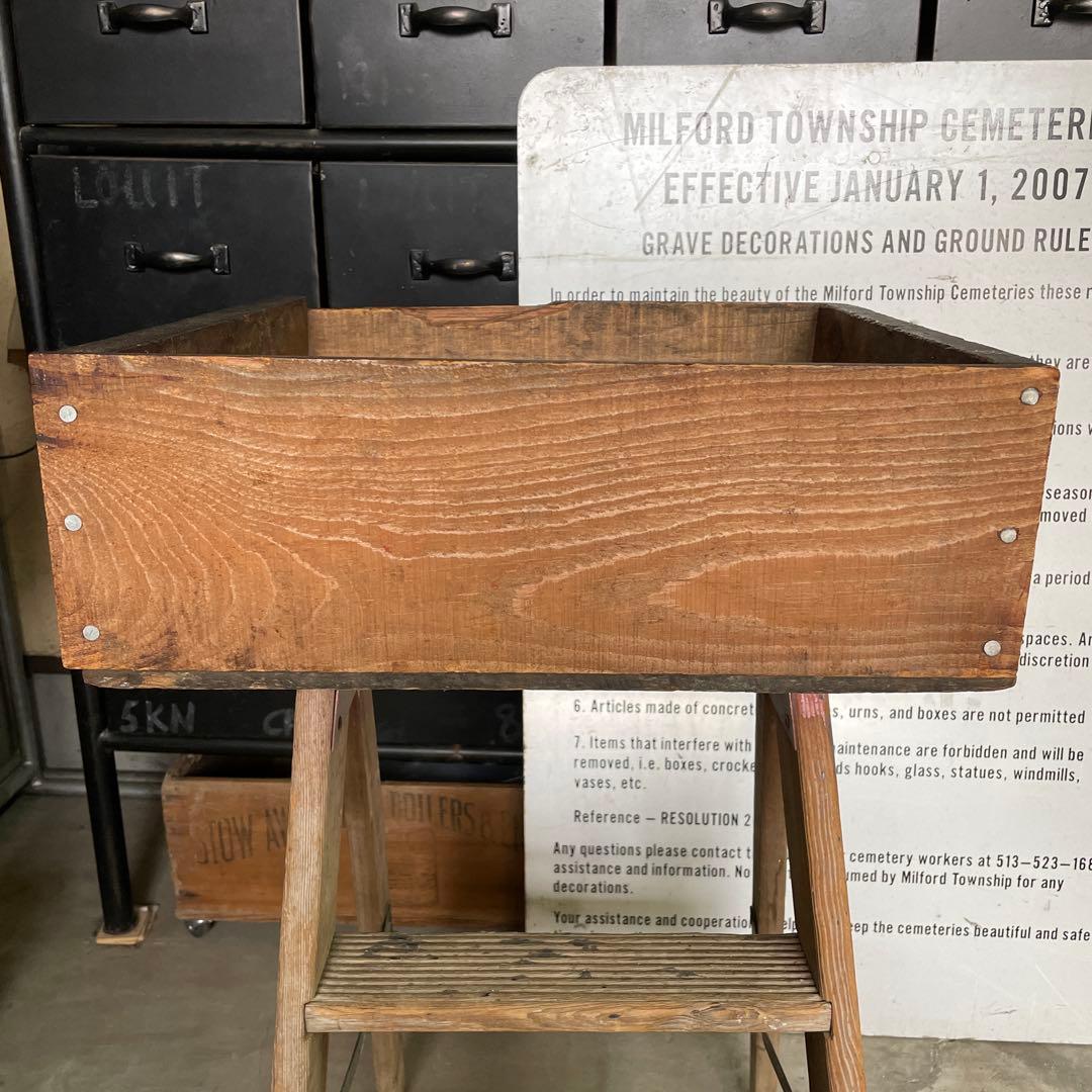 HERRICK vintage wooden box ヴィンテージ 木箱