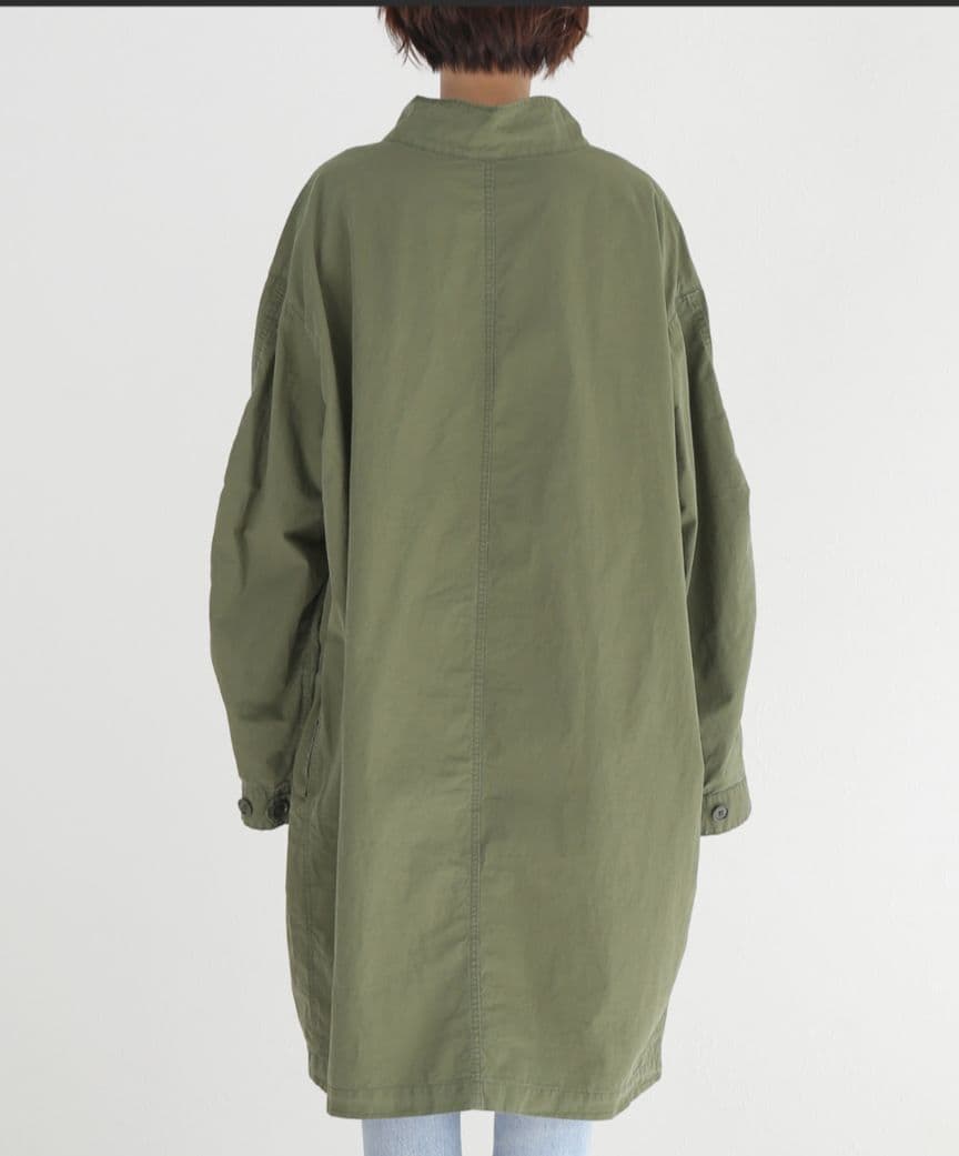 美品 Deuxieme Classe ツイカ ミリタリーコート カーキ