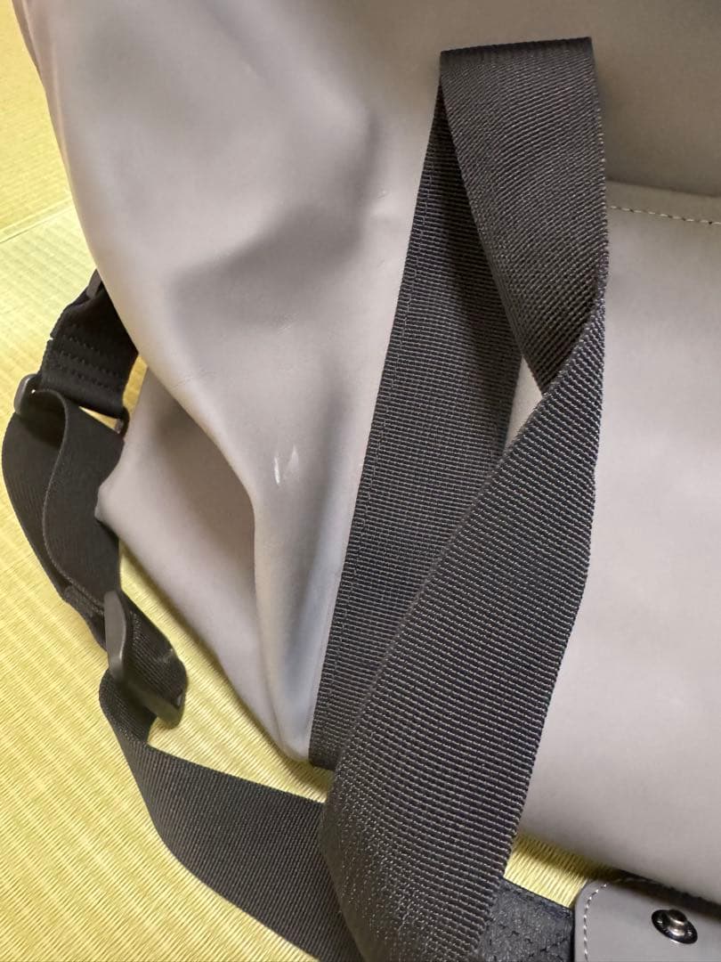 BECKMANN ボストンバッグ グレー&リュックひも