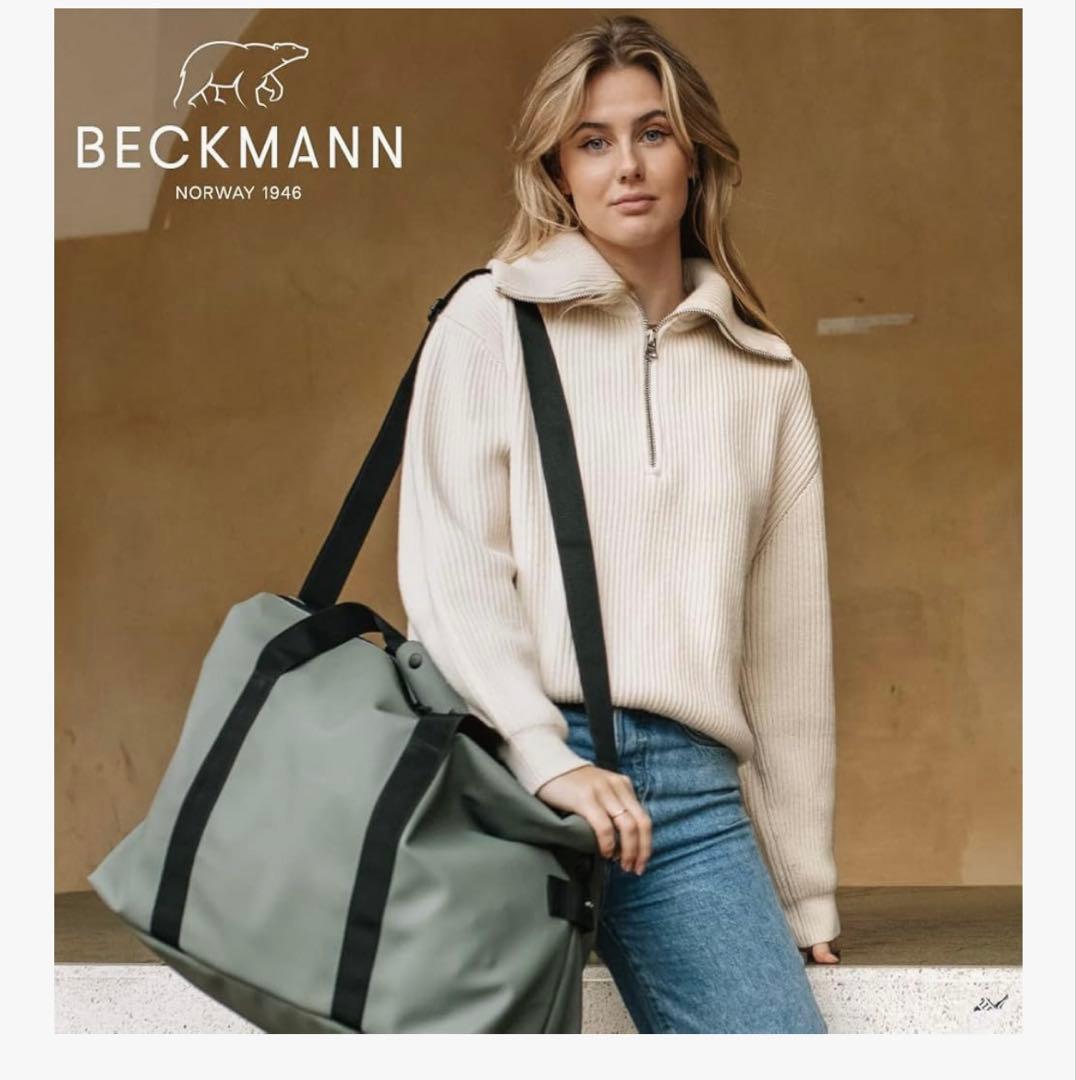 BECKMANN ボストンバッグ グレー&リュックひも