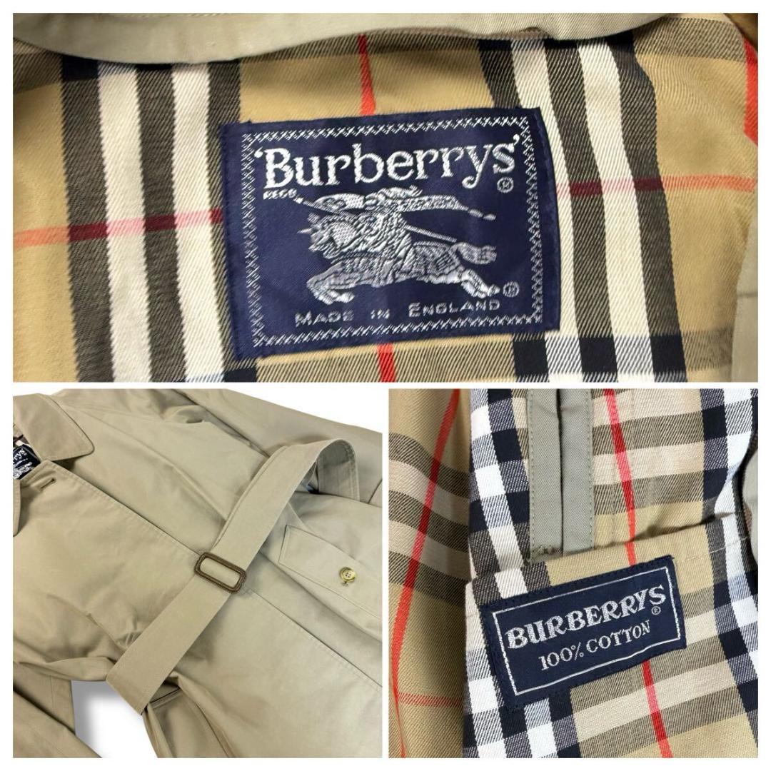 【美品】BURBERRY コットン トレンチコート ベージュ 8 英国製