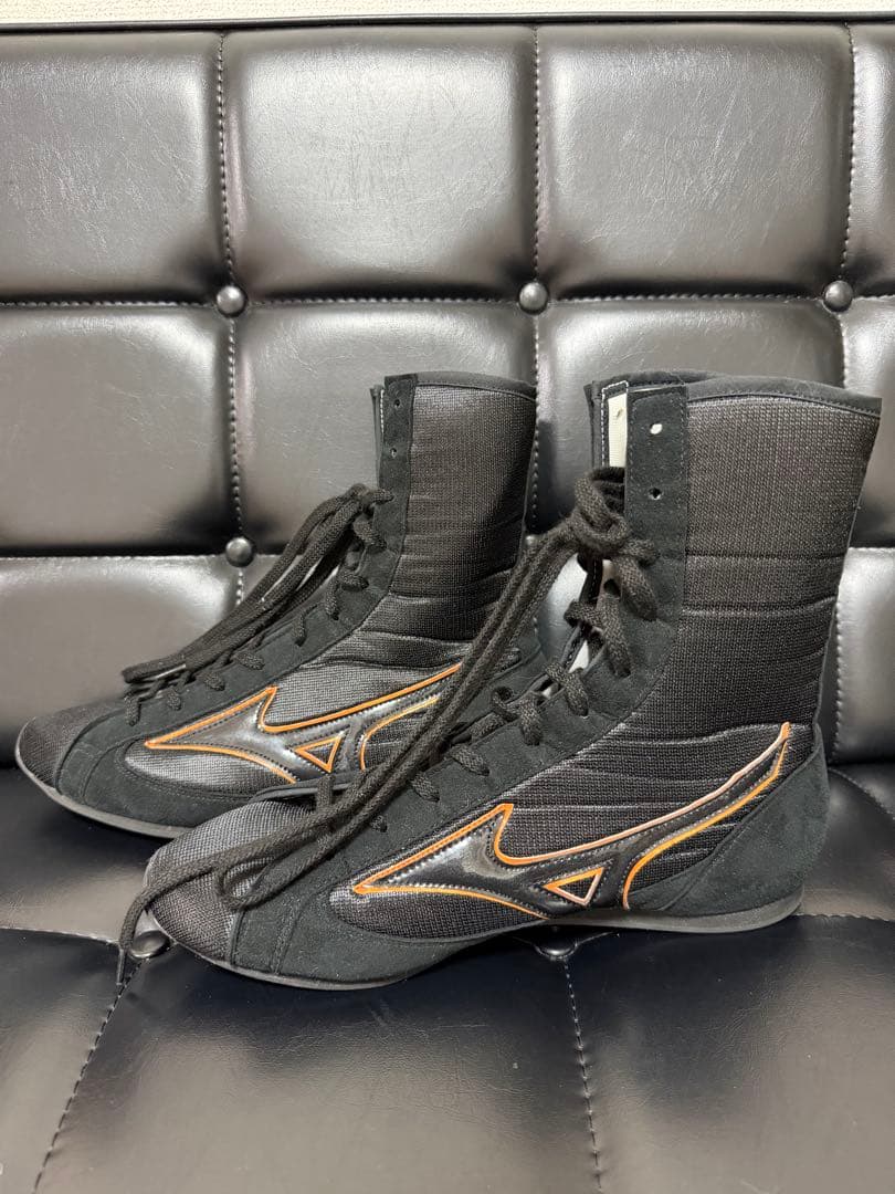 MIZUNO ミズノ ボクシングシューズ 27cm ハイカット ほぼ未使用　軽量