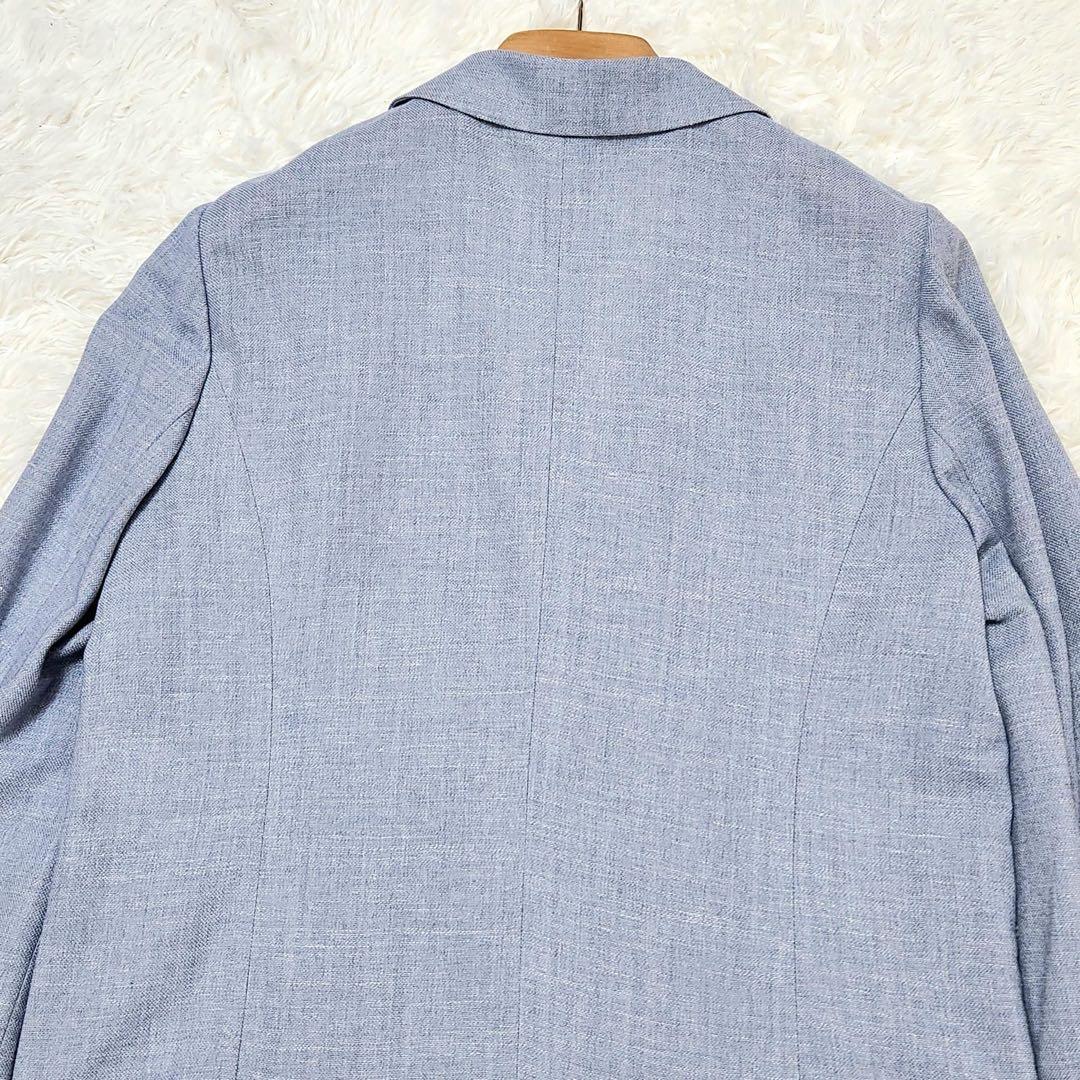 Leilian × Loro Piana リネン シルク テーラードジャケット