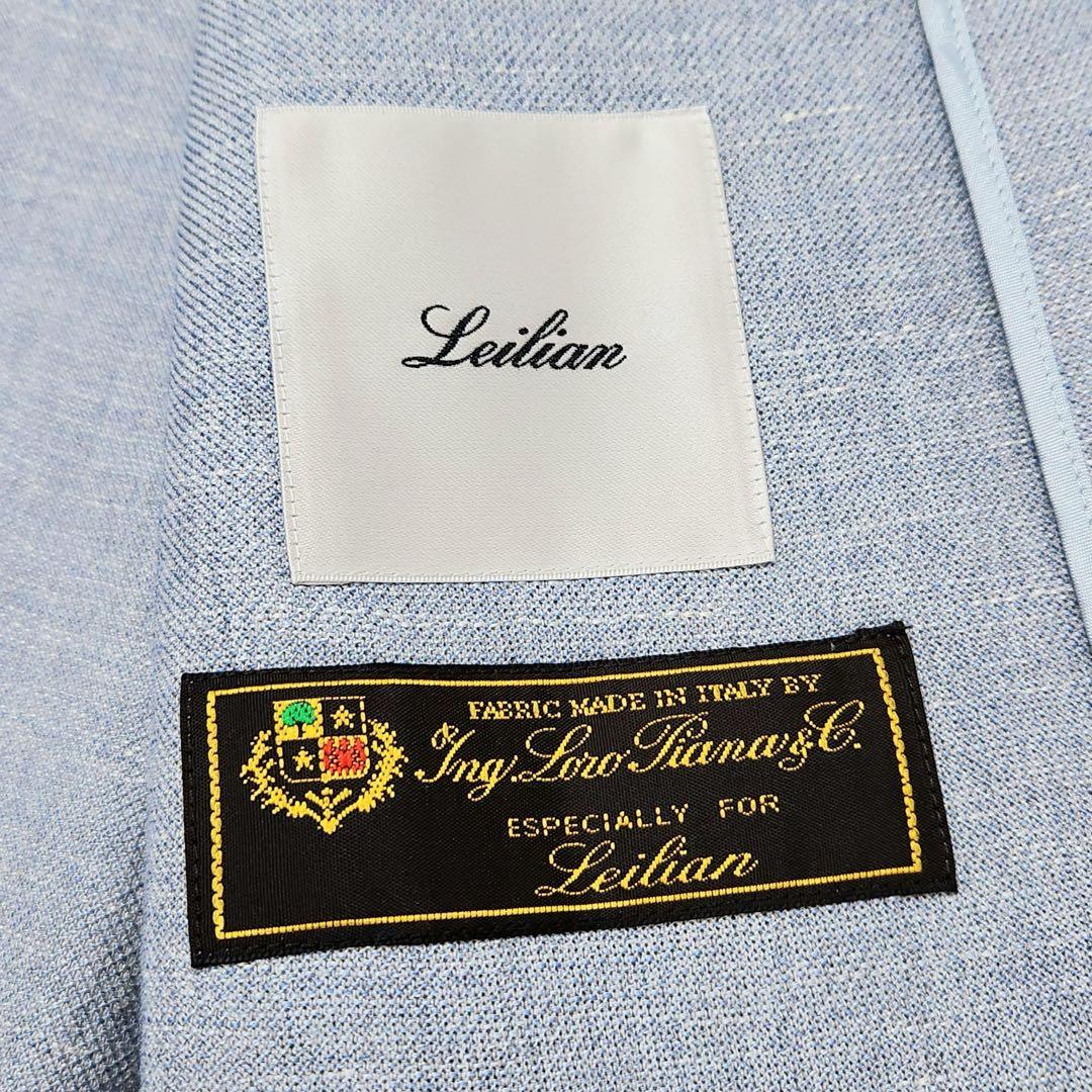 Leilian × Loro Piana リネン シルク テーラードジャケット