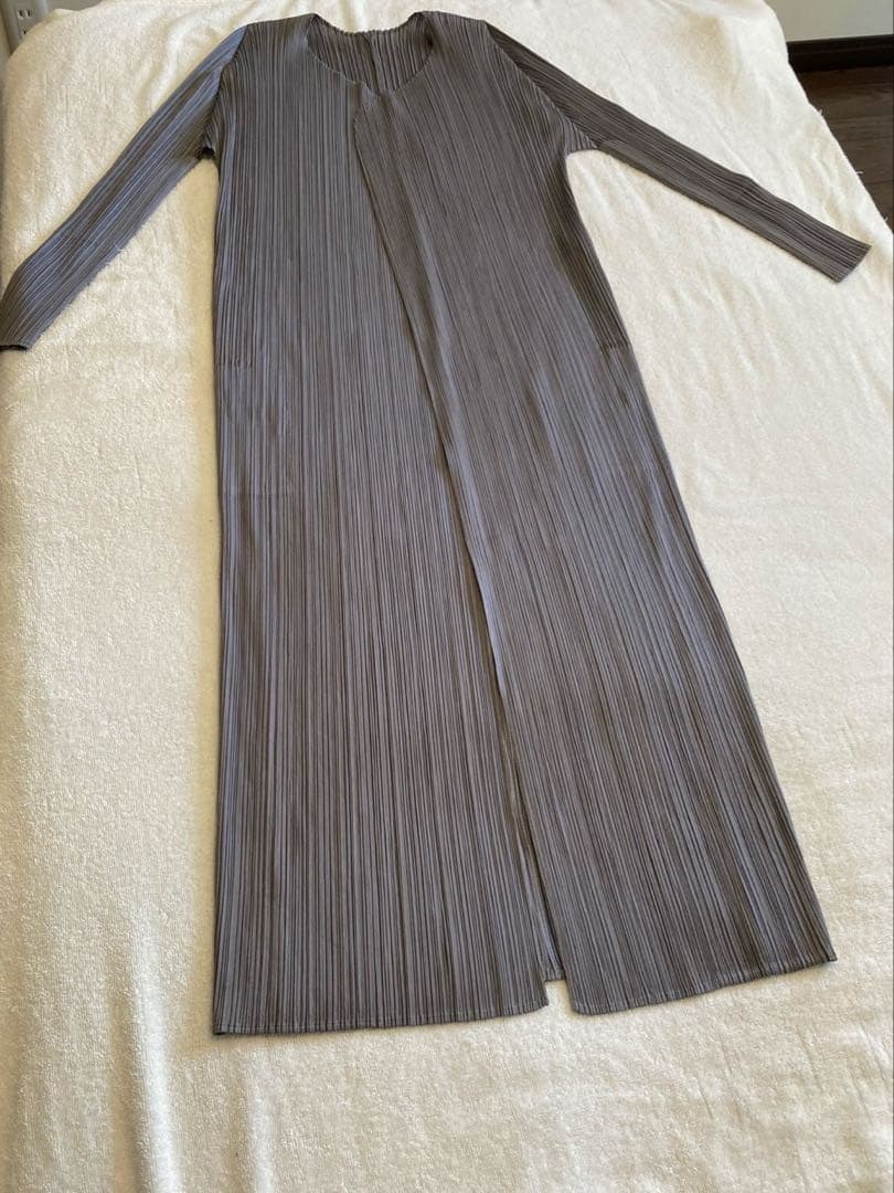 PLEATS PLESE BASICS ロングカーディガン