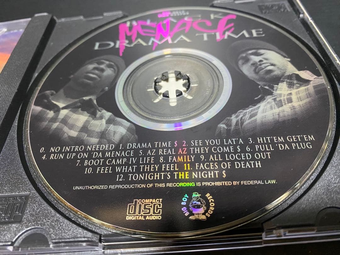 洋楽 BLACK MENACE/DRAMA TIME/G-RAP